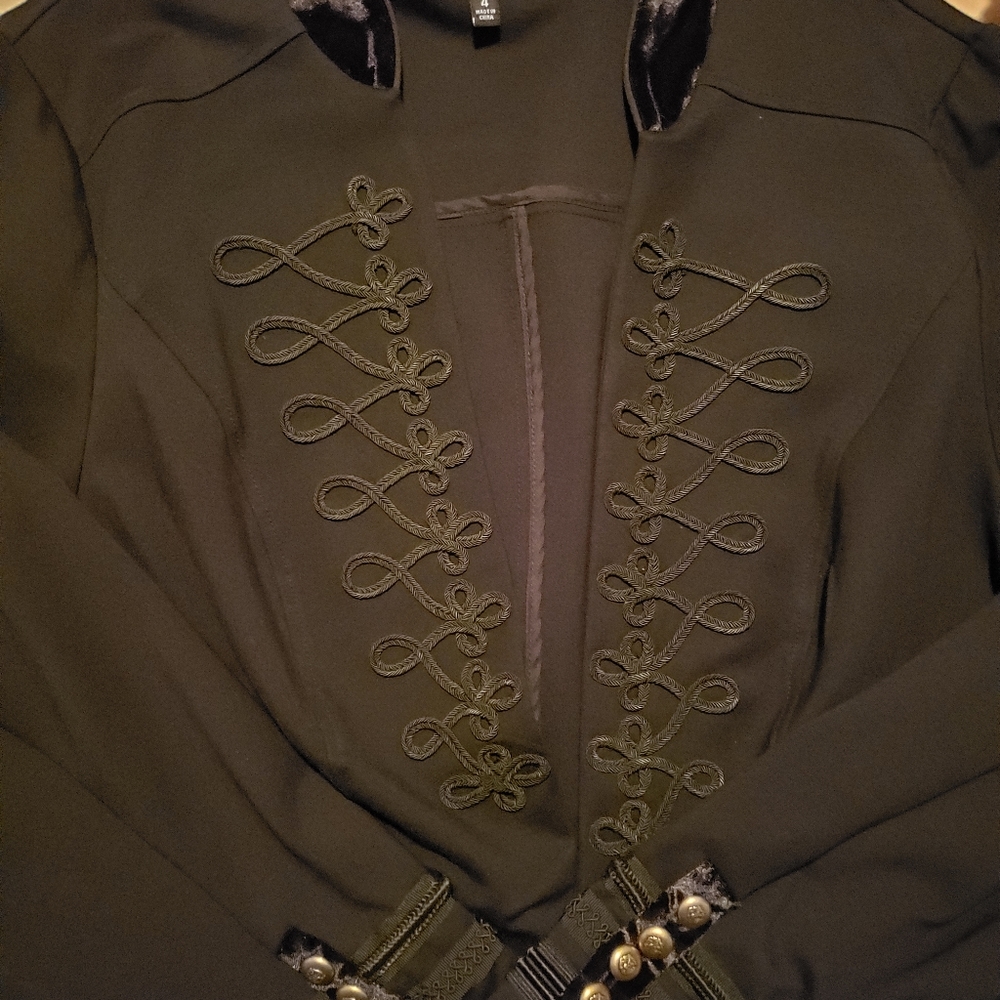 Torrid military jacket size 4